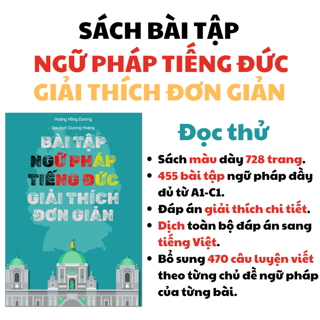 sách bài tập ngữ pháp tiếng Đức